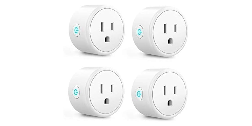 Aoycocr Mini Bluetooth WIFI Smart Socket Switch 4-Pk