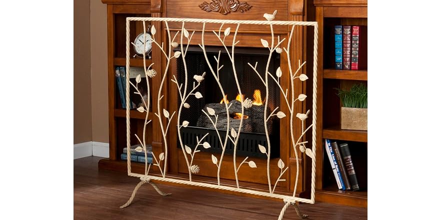 Bird Fireplace ScreenTitle