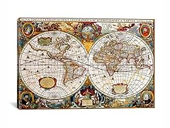 Map of The World ca 1630 26x18