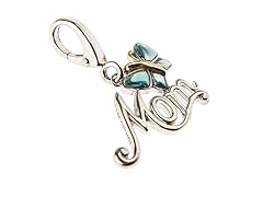 14Kt Gold, SS, Enamel Mom Charm