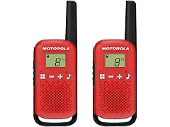 (NEW) 2-PACK Motorola T110 Talkabout Radios, 16 Mile Range