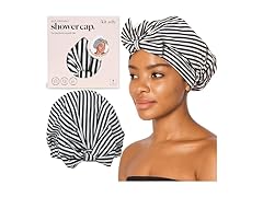 Kitsch Luxury Shower Caps for Women Reusable Waterproof
