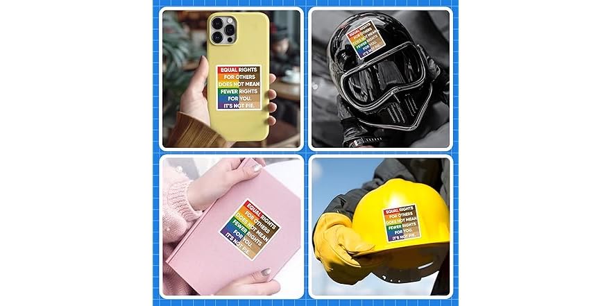 Generic Set 3Pcs Equal Rights Stickers