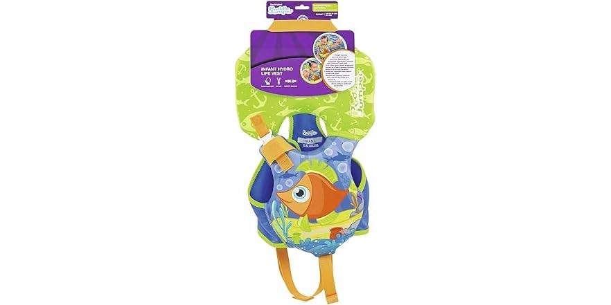 Infant Hydro Life Vest - Orange Fish