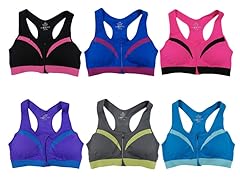 6Pk Dual-Tone Sports Bras