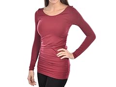 Body Beautiful LS Ruched Top
