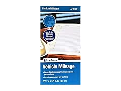 Adams AFR10W Mileage Journal (1 Pack)