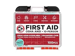 Be Smart Get Prepared OSHA ANSI First Aid Kit 10