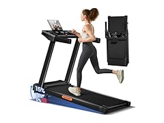 3-in-1 Treadmill with 15% Incline, Portable Treadmills for H (Open Box)