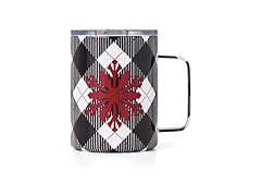 Cambridge Coffee Mug, 1-Piece, Black Plaid