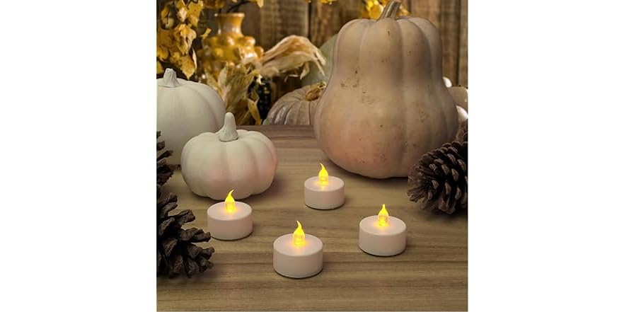 Led Set Ravinder Arora Arora Flameless Flickering LED Tea Light