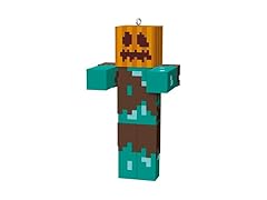 Hallmark Minecraft Drowned w/Pumpkin Ornament