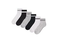 Converse Men's 6-Pack Quarter Socks (One Size)