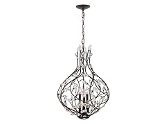 6-Light Chandelier, English Bronze
