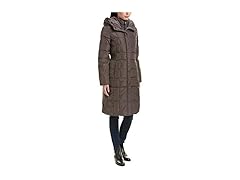 Cole Haan (S & L) Women's Taffeta Down Coat With Bib