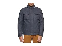 Dockers Men's Navy Military Jacket (S)