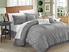 Francesca 11-Piece Pleated Bed in a Bag Set