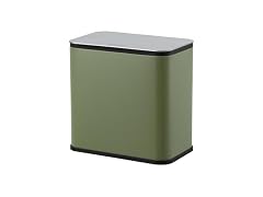 OUTLANE 1.3 Gal Hanging Trash Can Green