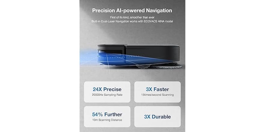 (NEW!) ECOVACS DEEBOT X2 Omni Robot Vac & Mop