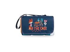 Disney Zootopia Blanket Tote Outdoor Picnic Blanket (Marine Stripe Blue)