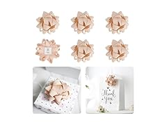 LiBongTa Gift Bows Rose Gold 4.5" (6pk)