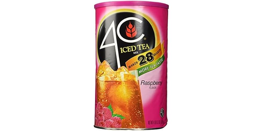 4C Instant Iced Tea Mix, Raspberry 70.3