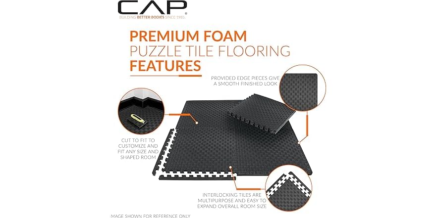 CAP Barbell Exercise Puzzle Mat