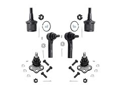 Detroit Axle - 4WD Front 6pc Suspension Kit for J