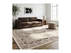 nuLOOM Becca Beige Medallion Rug 3'x5'