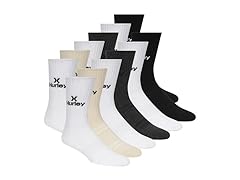 Hurley Men's 12-Pairs Crew Socks