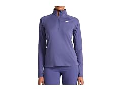 Reebok Women (XL) ID Quarter-Zip Twilight Purple