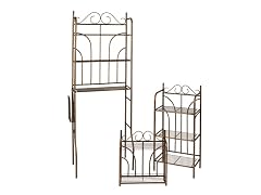 SEI Bronze Scroll 3-Piece Bath Set