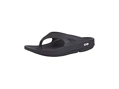 Oofos OOriginal Black Thong Sandals (M5/W7)
