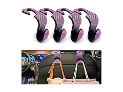  Car Seat Hooks 4Pcs Bling Rhinestone