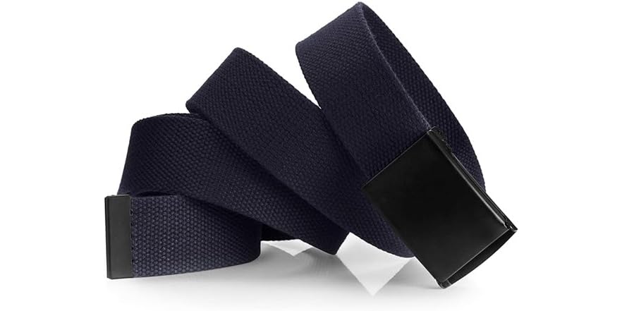 branded canvas belts