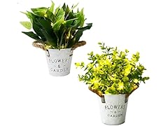 Artificial Plant Pots with LED Lights