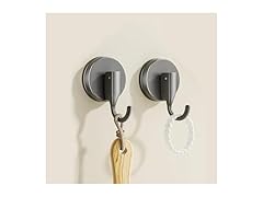 Funnacle Suction Hooks for Shower Towel, 2 PK