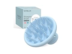SHINLEA Silicone Scalp Massager Brush, Blue