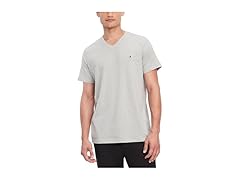 Tommy Hilfiger Mens Core Flag V-Neck Grey (M)