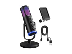 PUPGSIS Gaming Mic RGB Noise Cancel