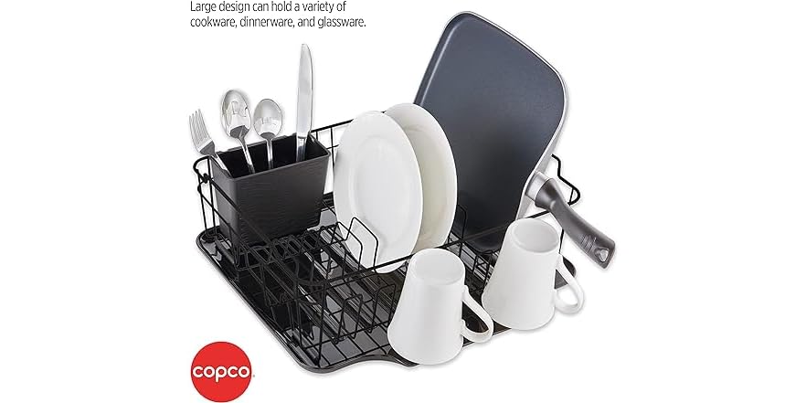 Copco Dish Rack Copco Black Small Dish Rack