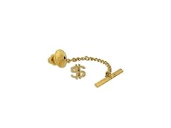 Gold Tone Dollar Sign Tie Tac