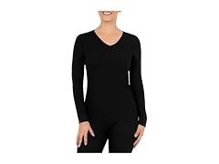 Fruit Of The Loom Women (XS) Micro Waffle V-Neck
