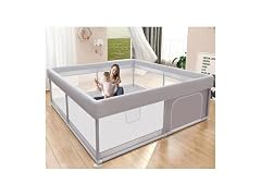 Baby Playpen 50x50 Inch, Play Pens