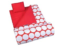 Wildkin Sleeping Bag - Big Dot Red