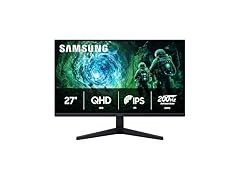 SAMSUNG 27” Odyssey G5 G53F QHD Resolution Gaming Monitor, HDR10, 200Hz Refresh Rate, IPS Panel, AMD FreeSync™ Premium, Black Equalizer, Auto Source Switch, LS27FG532ENXZA (Renewed) (Open Box)