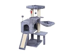 AIWIKIDE Cat Tree Has Scratching Toy with A Ball