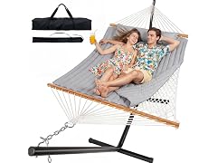Everyfun 2 Person Outdoor Hammock with Stand