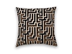 2pk Brn/Blk Geometric Decorative Cover