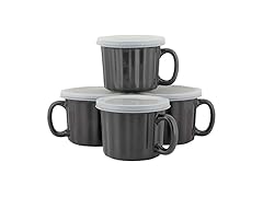 10 Strawberry Street Set of 4 16oz Soup Mugs